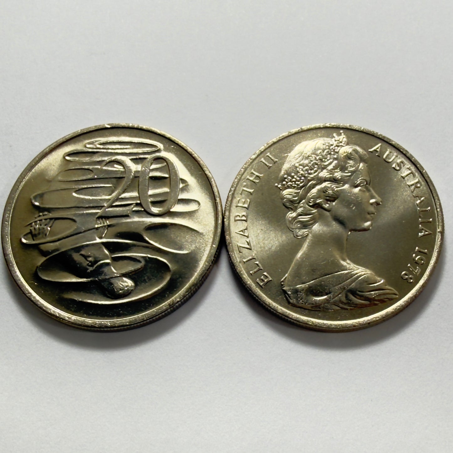 1978 20 Cent Coin - Uncirculated - Twenty Cent Platypus - 20c comes in 2x2