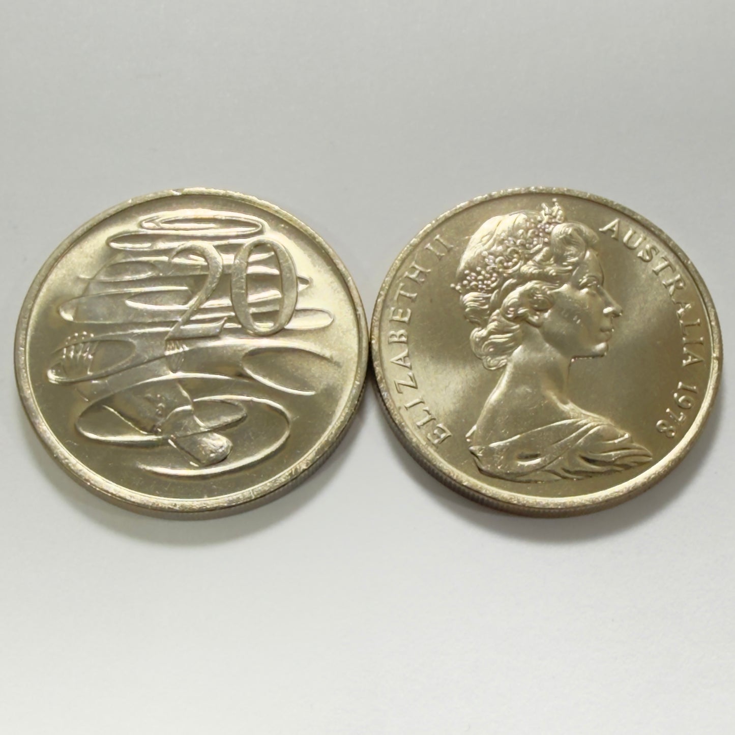 1978 20 Cent Coin - Uncirculated - Twenty Cent Platypus - 20c comes in 2x2