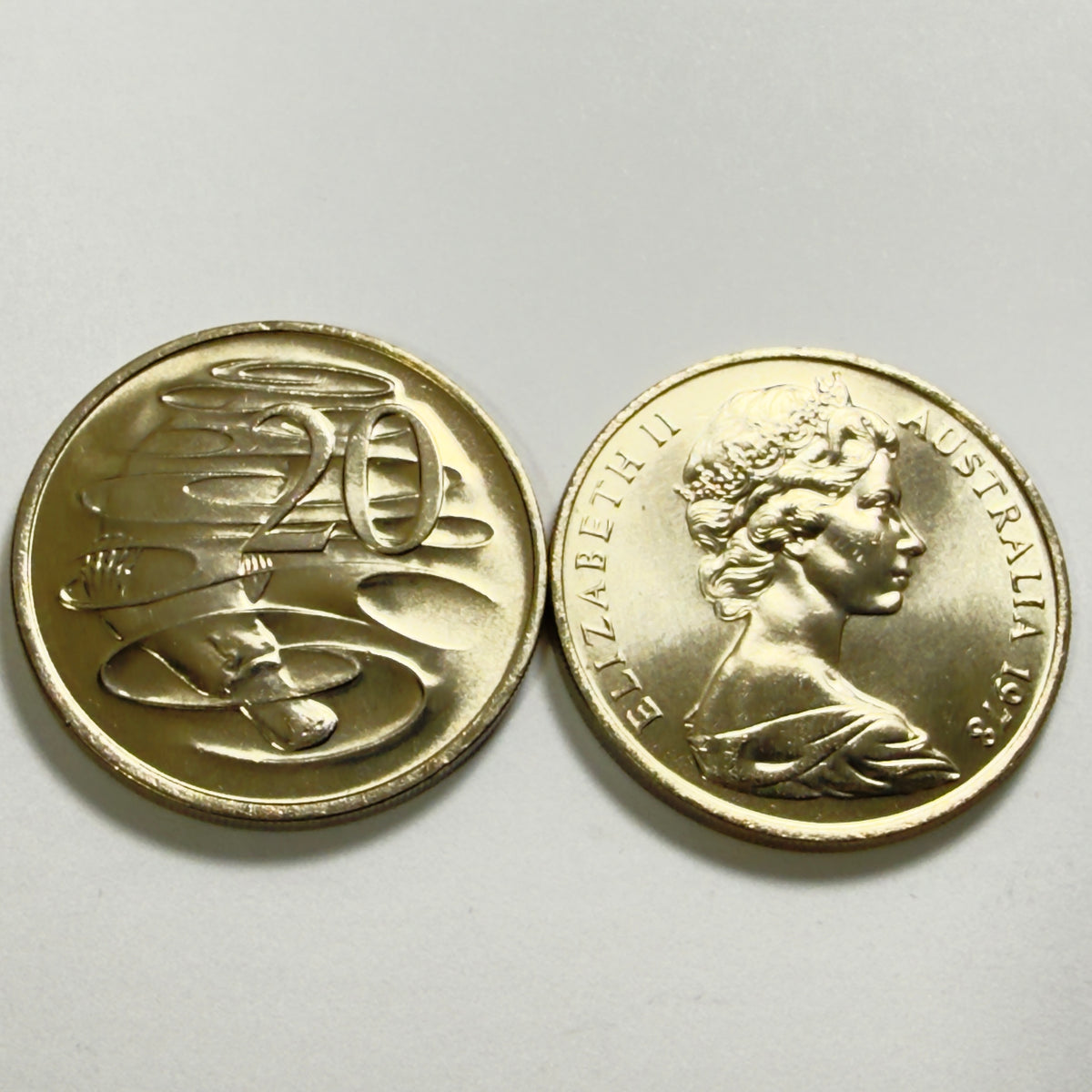 1978 20 Cent Coin - Uncirculated - Twenty Cent Platypus - 20c comes in 2x2