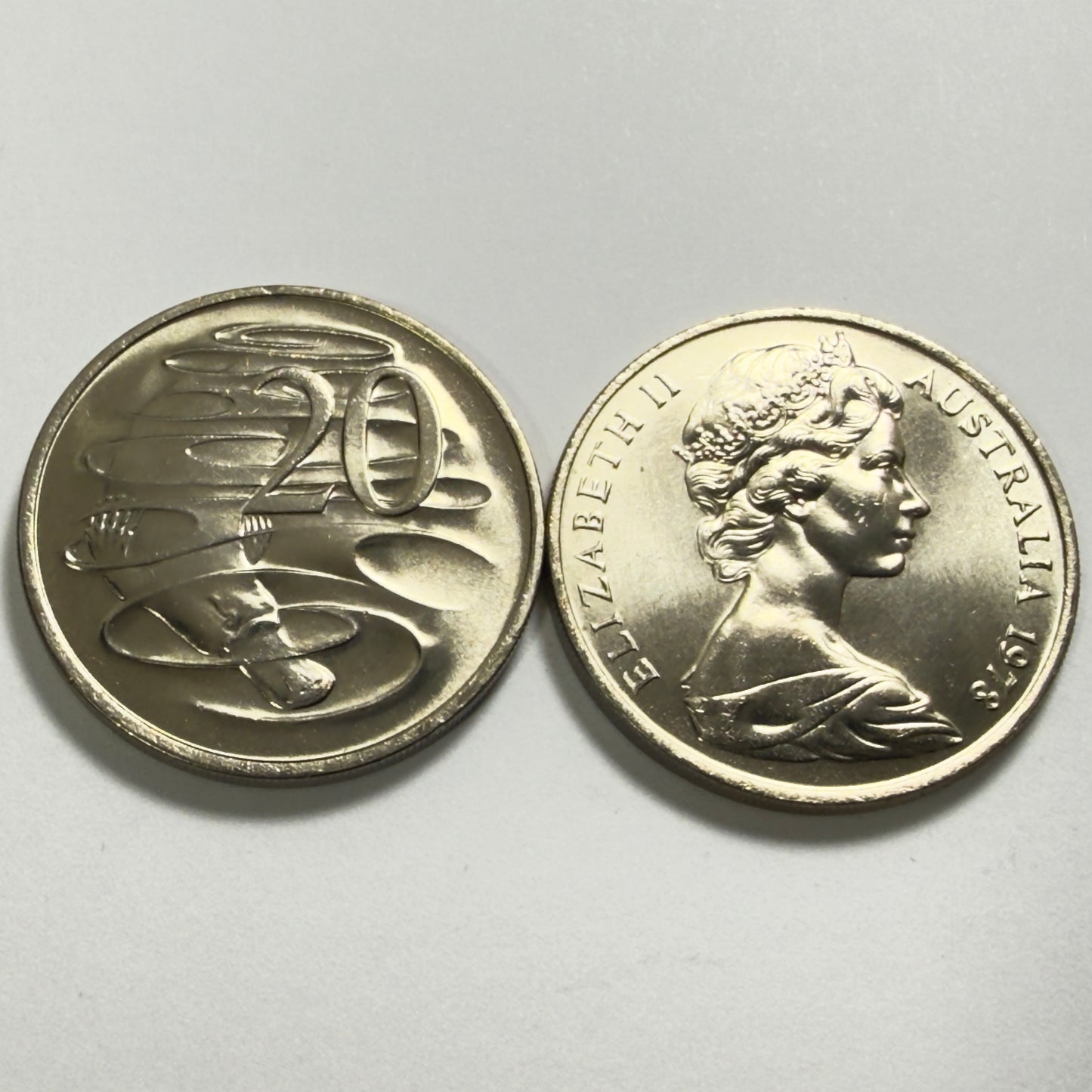 1978 20 Cent Coin - Uncirculated - Twenty Cent Platypus - 20c comes in 2x2