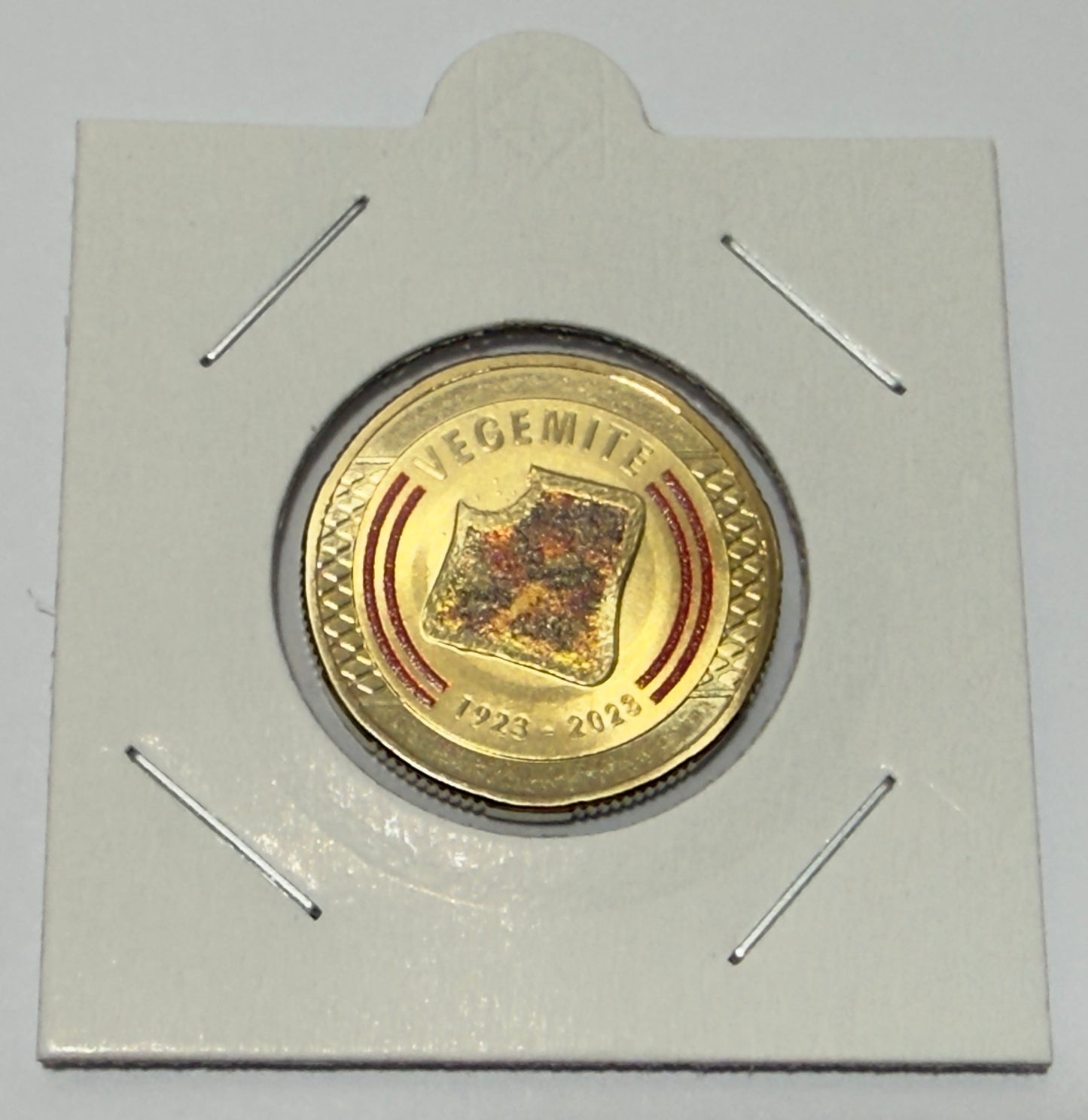 2023 $1 Coin Vegemite - Uncirculated - ex mint set coin - comes in 2x2
