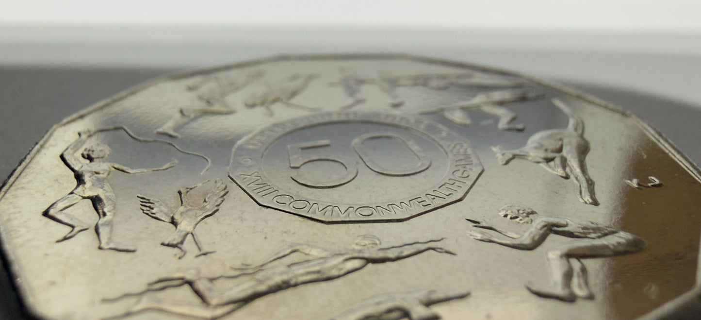 2005 50 Cent Coin - Uncirculated - 60th Anniversary Of WW2 - Comes In 2x2