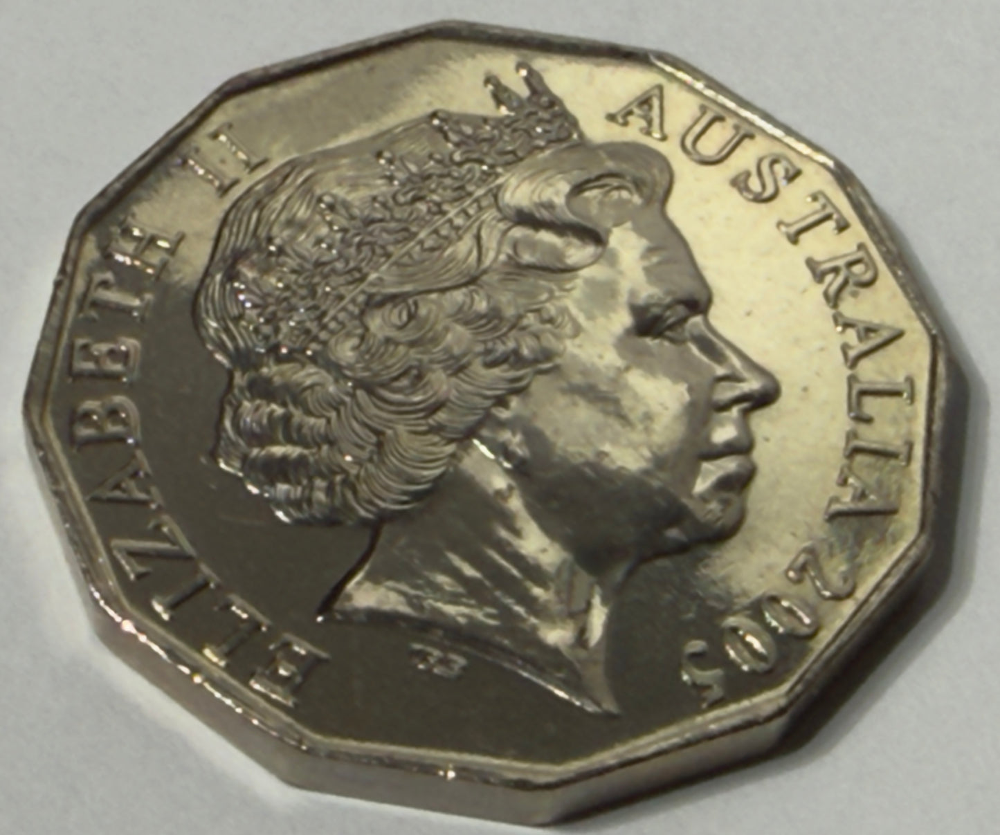 2005 50 Cent Coin - Student Design - Commonwealth Games - Uncirculated - in 2x2