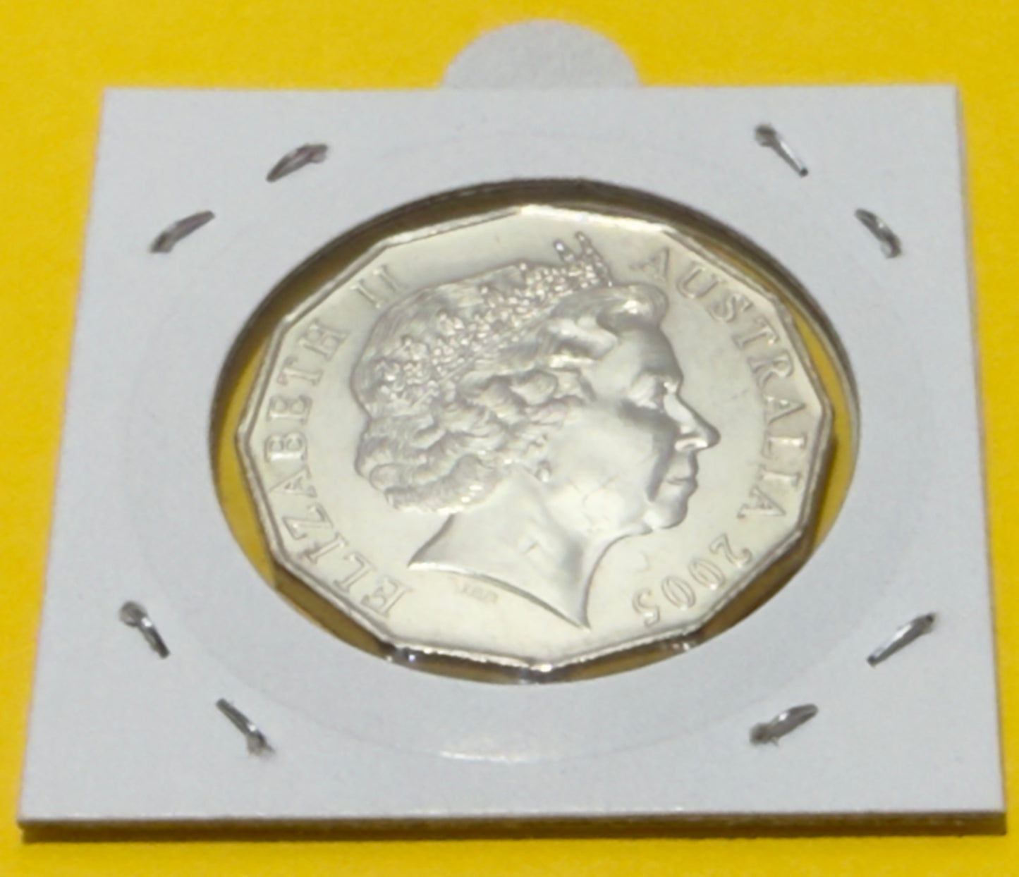 2005 50 Cent Coin - Uncirculated - 60th Anniversary Of WW2 - Comes In 2x2