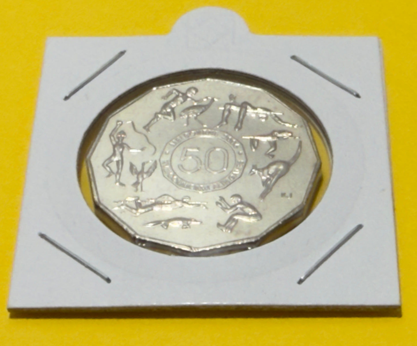 2005 50 Cent Coin - Uncirculated - 60th Anniversary Of WW2 - Comes In 2x2