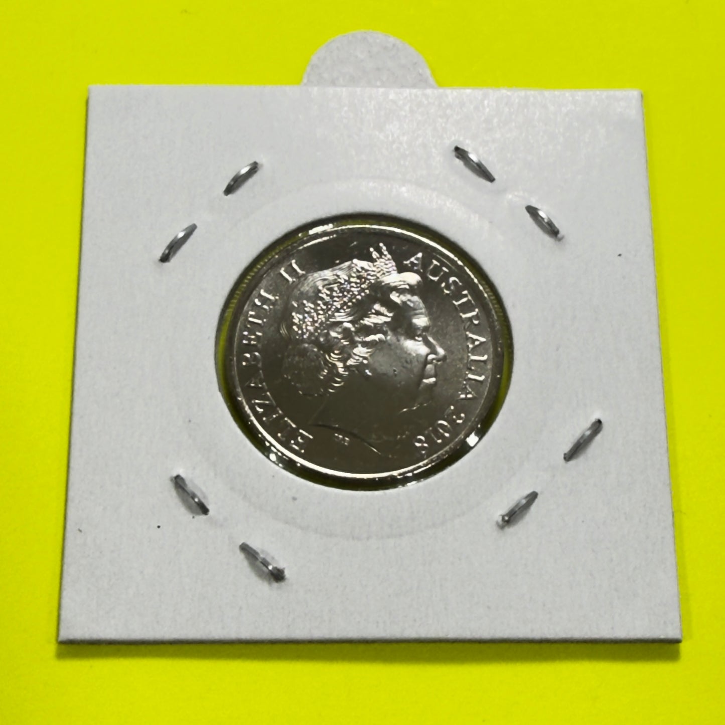 2018 10 Cent Coin - Uncirculated - Low Mintage 3.253 million - comes in 2x2