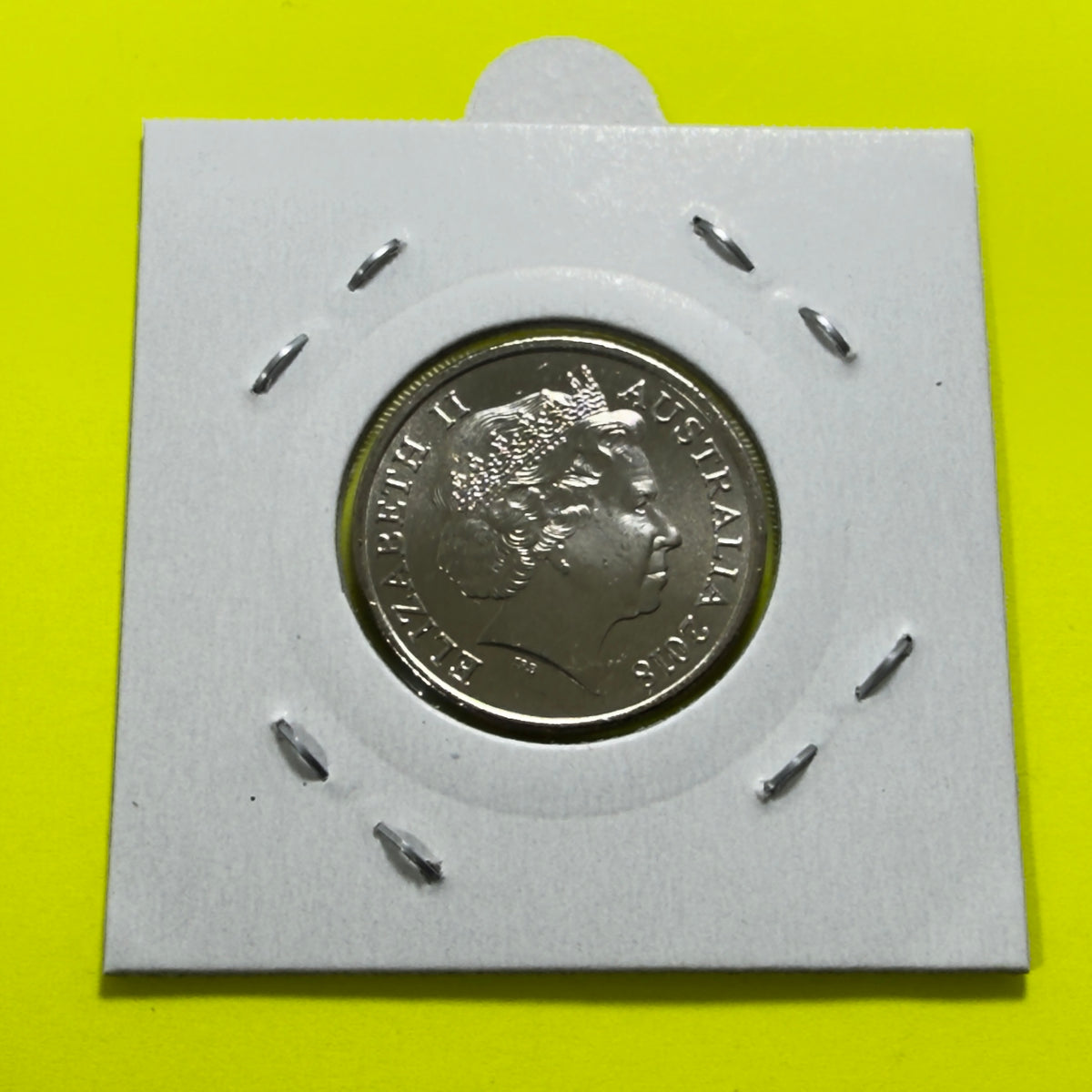 2018 10 Cent Coin - Uncirculated - Low Mintage 3.253 million - comes in 2x2