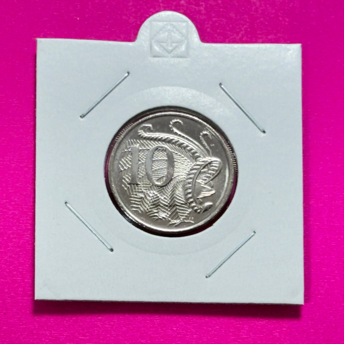2018 10 Cent Coin - Uncirculated - Low Mintage 3.253 million - comes in 2x2