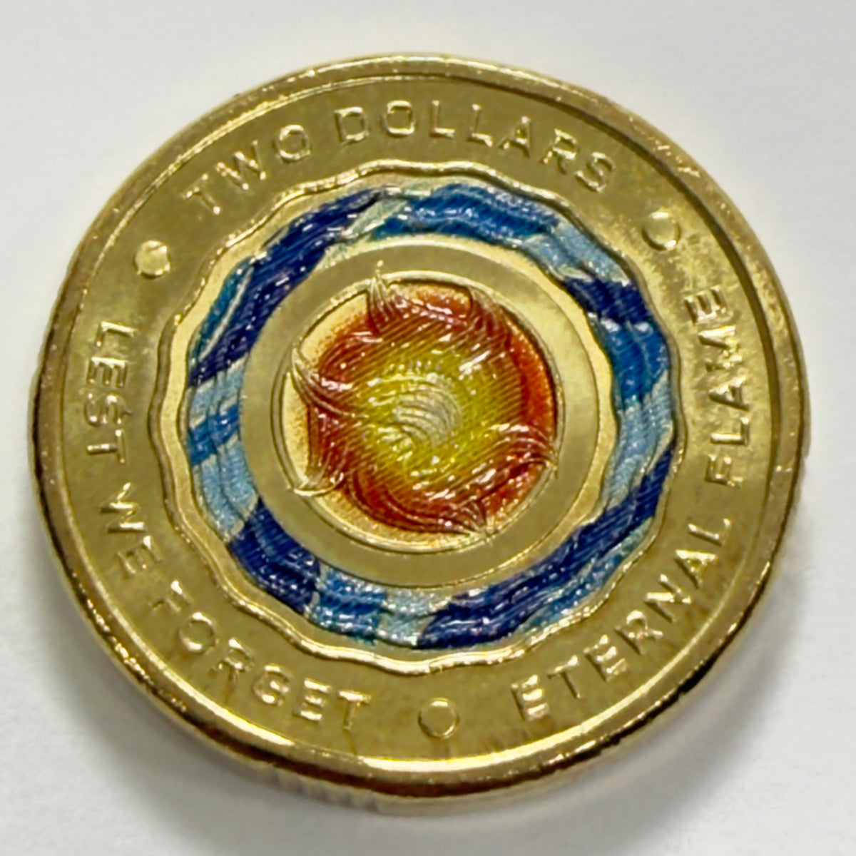 2018 $2 Coin - Uncirculated - Eternal Flame - Lest We Forget - Comes In 2x2