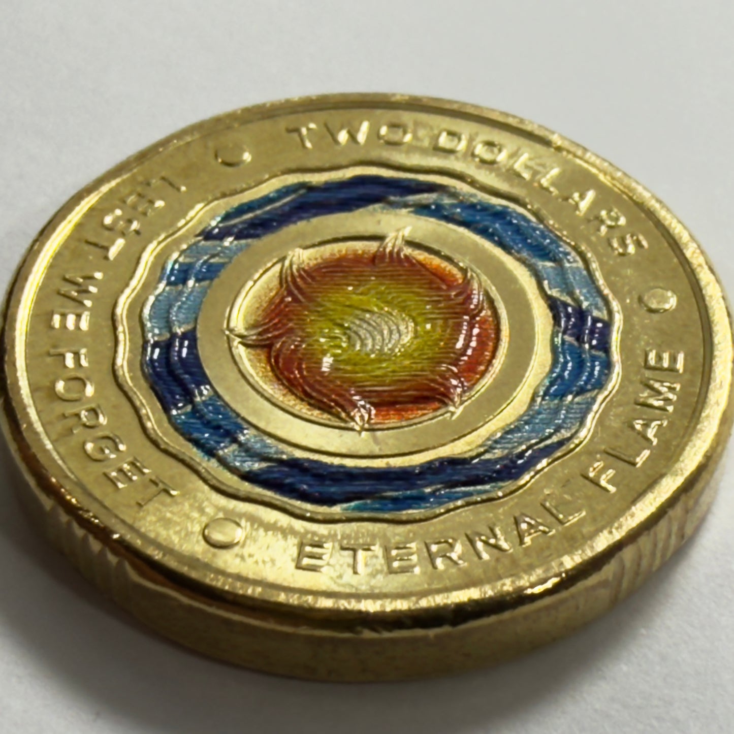 2018 $2 Coin - Uncirculated - Eternal Flame - Lest We Forget - Comes In 2x2