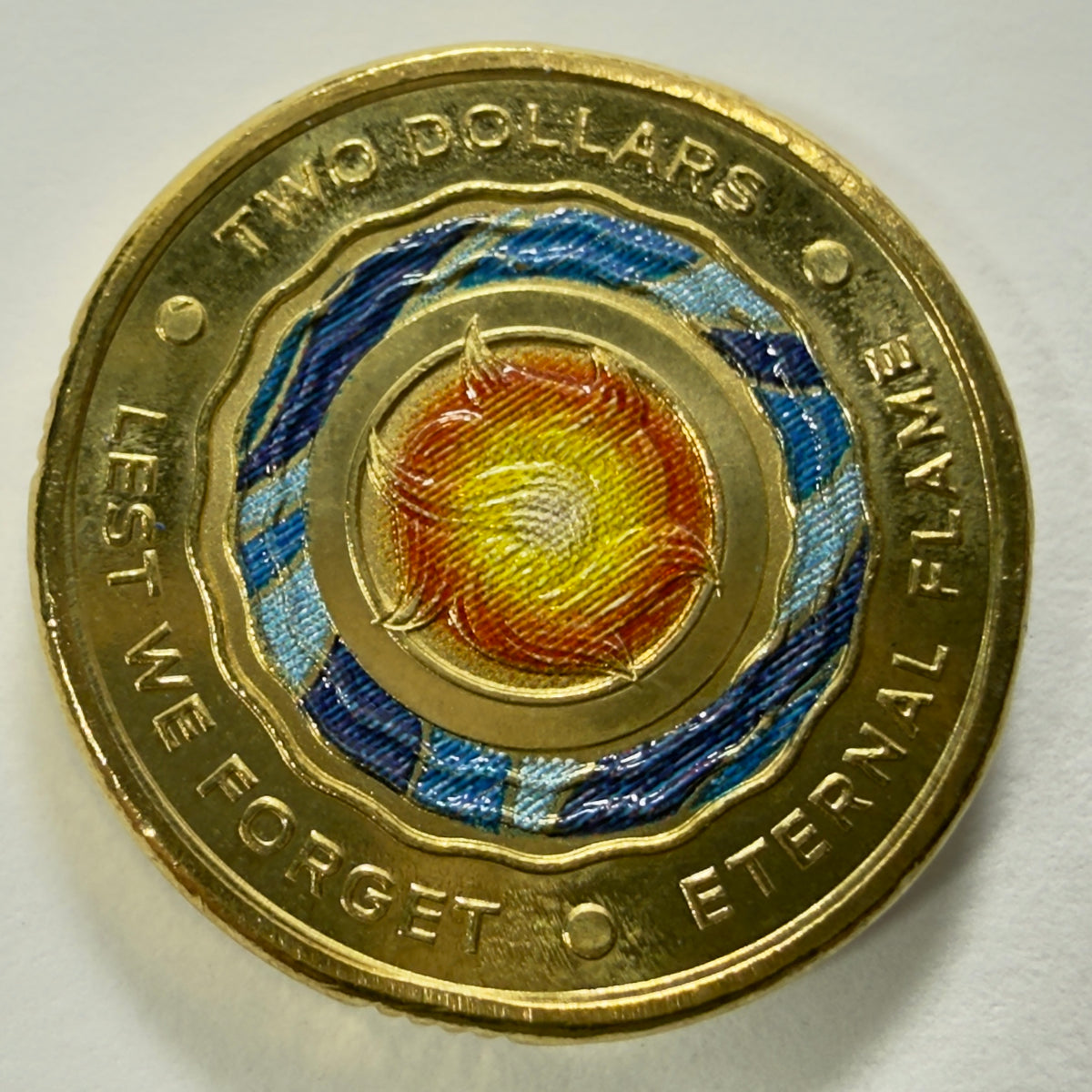 2018 $2 Coin - Uncirculated - Eternal Flame - Lest We Forget - Comes In 2x2