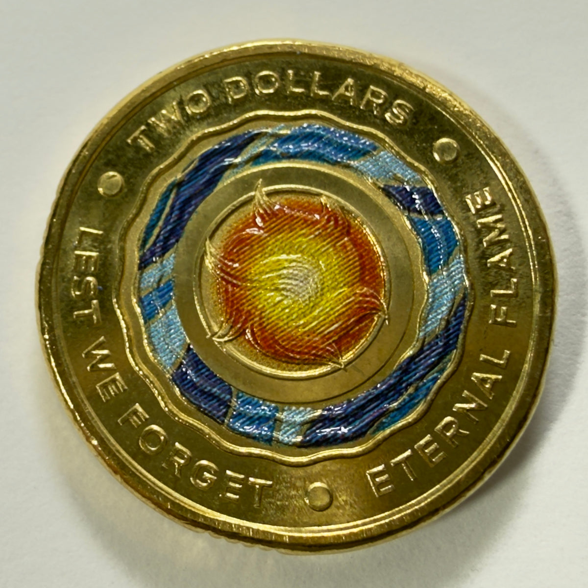 2018 $2 Coin - Uncirculated - Eternal Flame - Lest We Forget - Comes In 2x2
