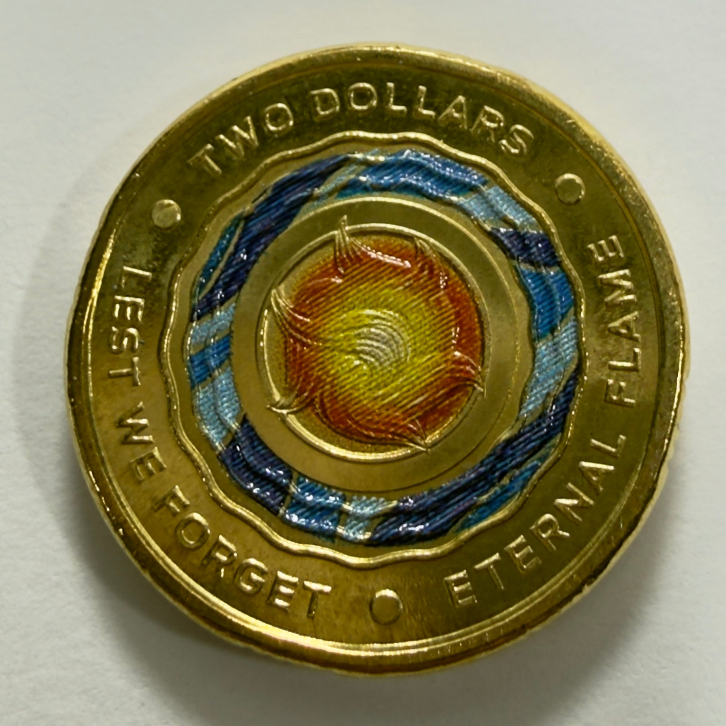 2018 $2 Coin - Uncirculated - Eternal Flame - Lest We Forget - Comes In 2x2