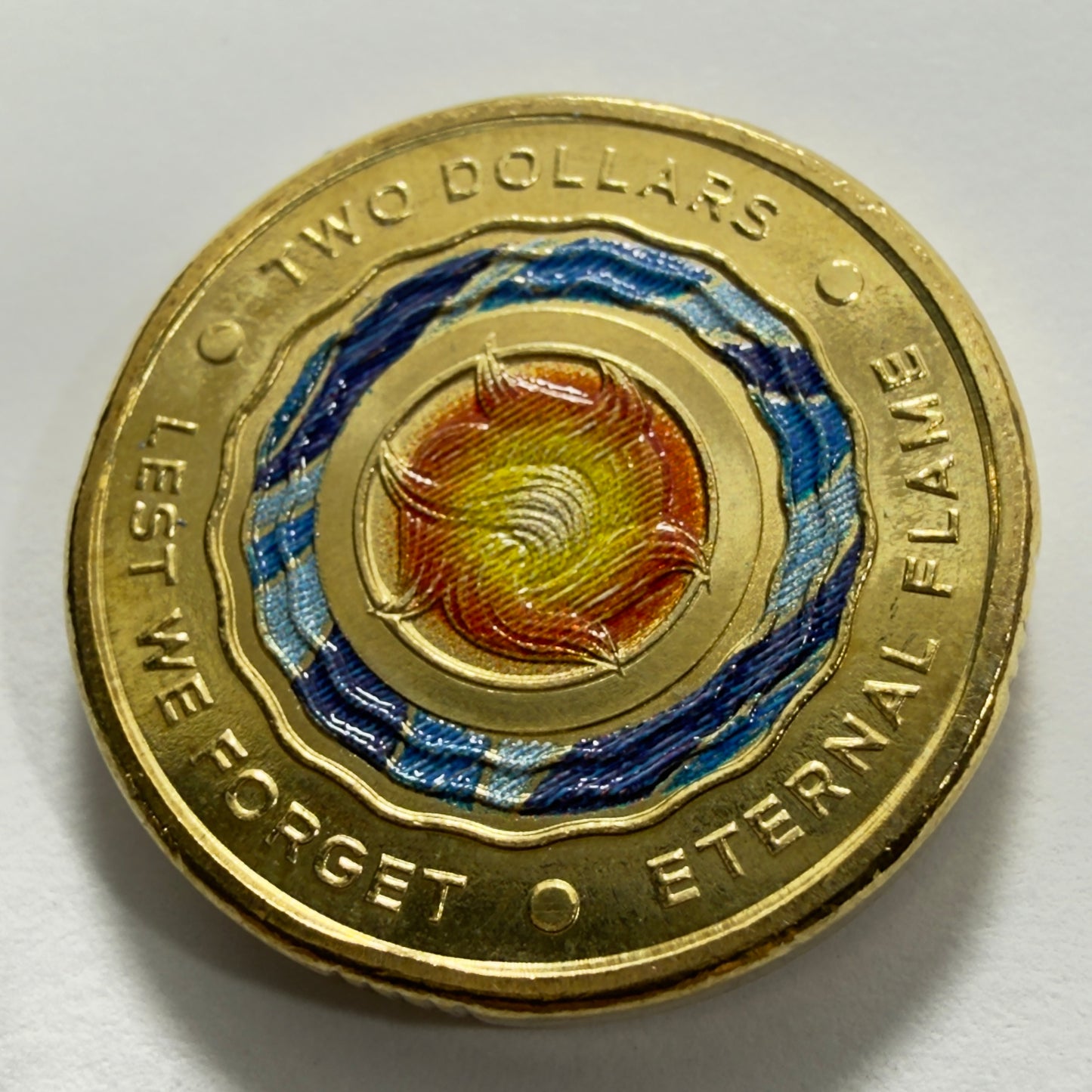 2018 $2 Coin - Uncirculated - Eternal Flame - Lest We Forget - Comes In 2x2