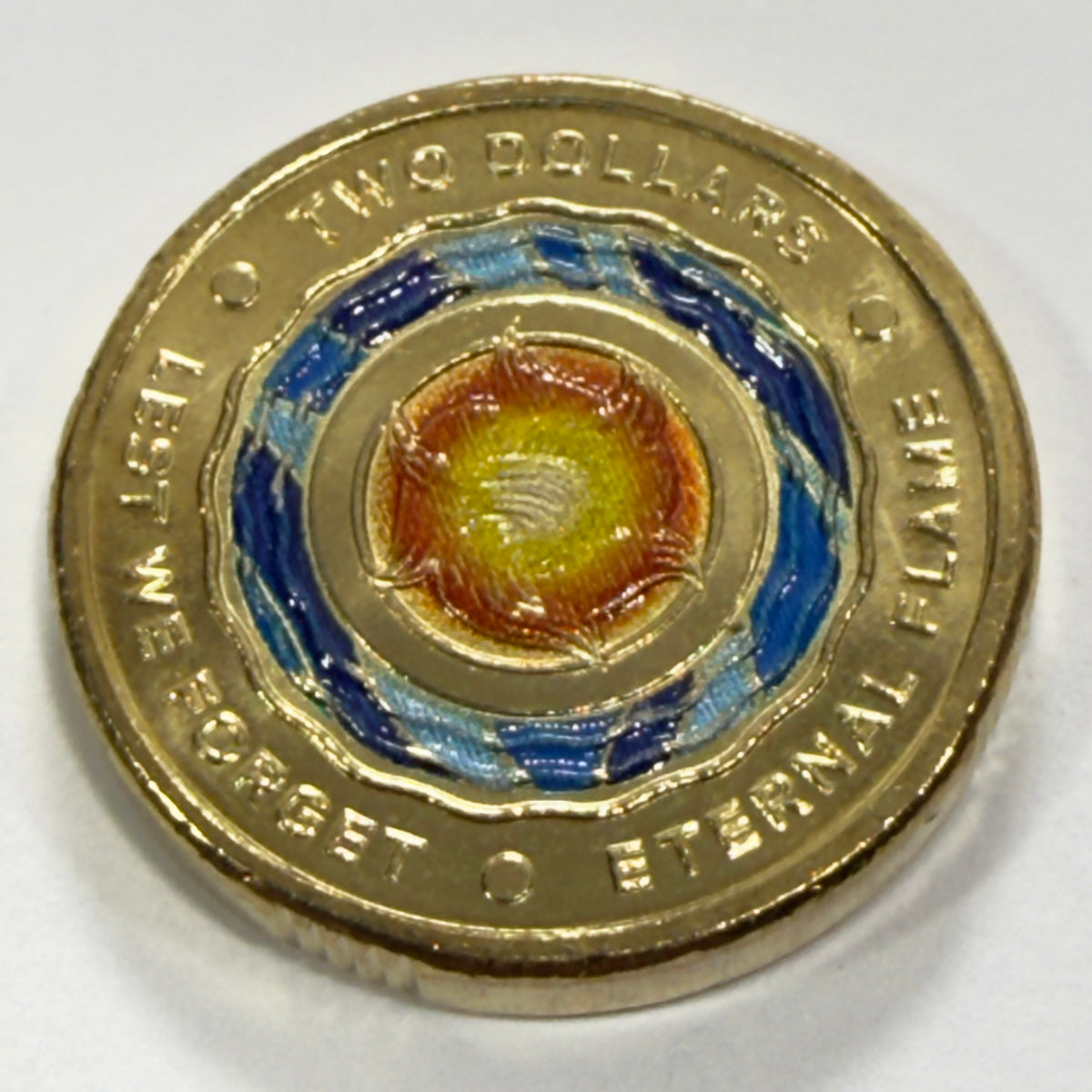 2018 $2 Coin - Uncirculated - Eternal Flame - Lest We Forget - Comes In 2x2