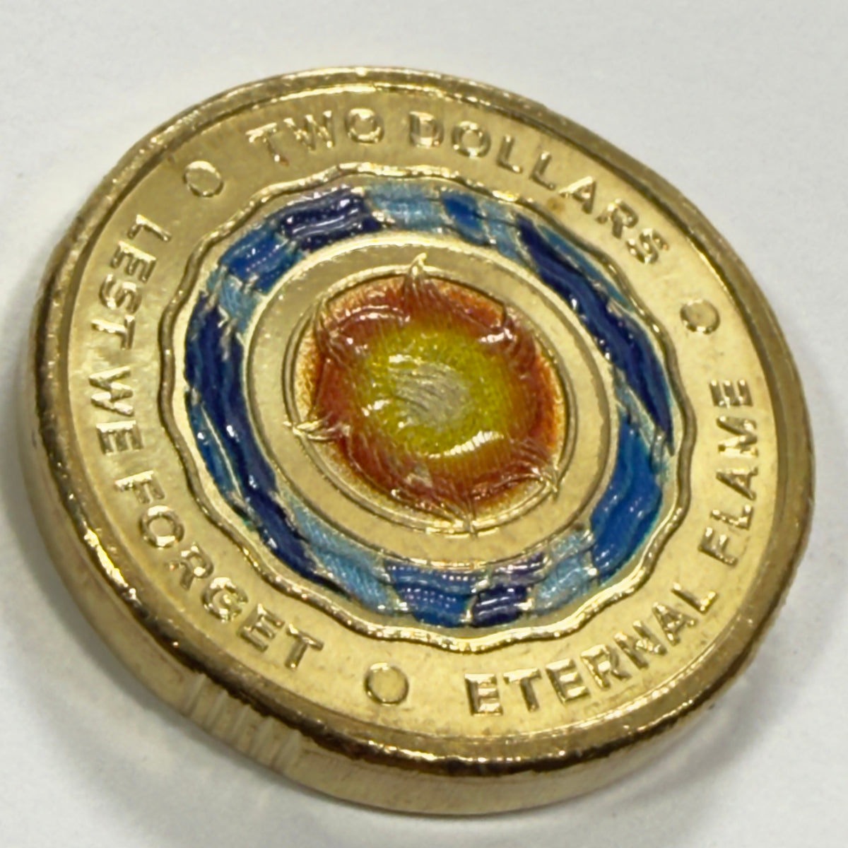 2018 $2 Coin - Uncirculated - Eternal Flame - Lest We Forget - Comes In 2x2