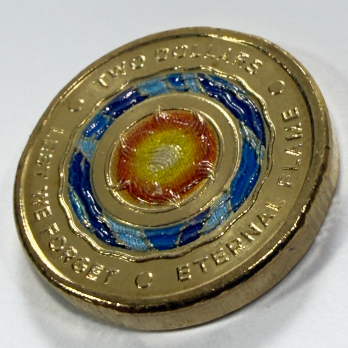 2018 $2 Coin - Uncirculated - Eternal Flame - Lest We Forget - Comes In 2x2