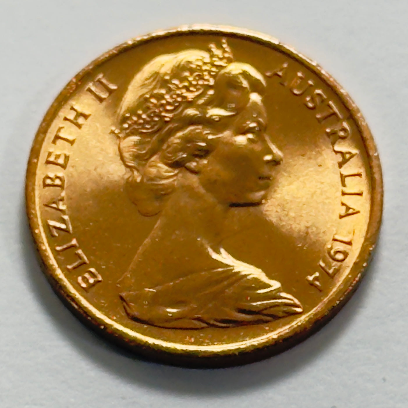 1974 1 Cent Coin - Uncirculated - One Cent 1c - comes in 2x2