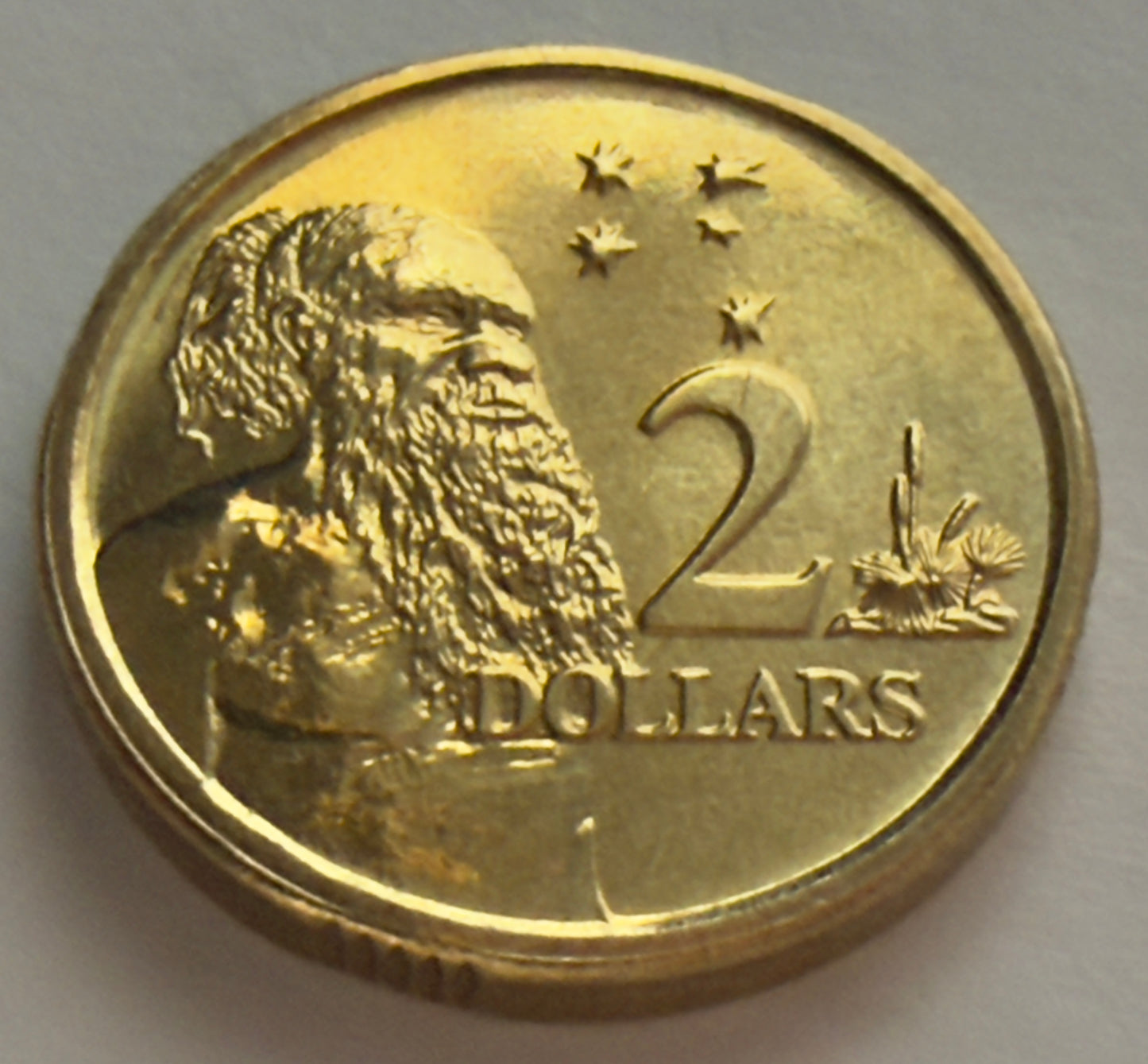 2005 $2 Elder Coin - Choice Uncirculated - ex mint set coin - comes in 2x2