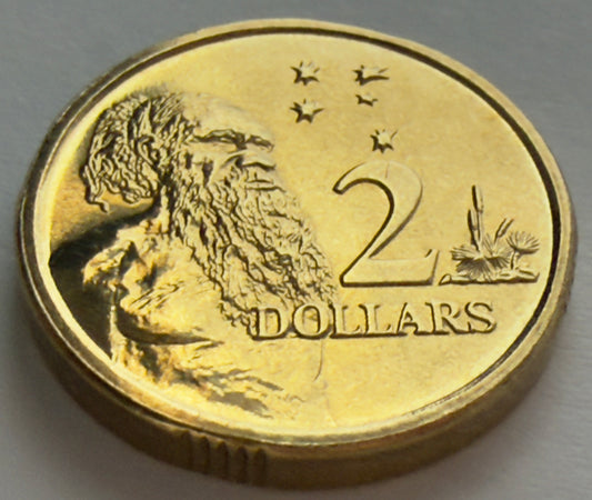 2005 $2 Elder Coin - Choice Uncirculated - ex mint set coin - comes in 2x2