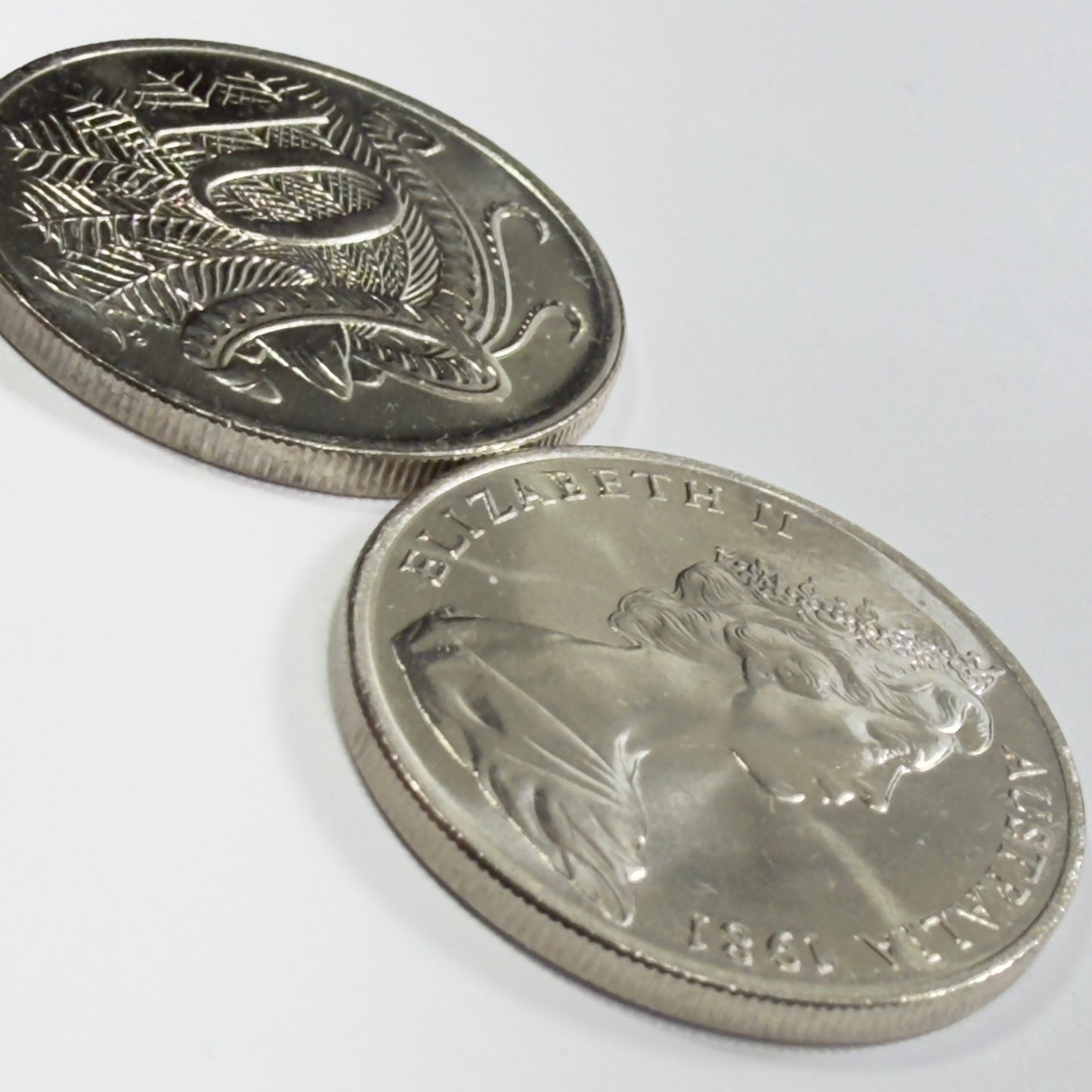1981 10 Cent Coin - Uncirculated - Ten Cent 10c Ex RAM ROLL - comes in 2x2