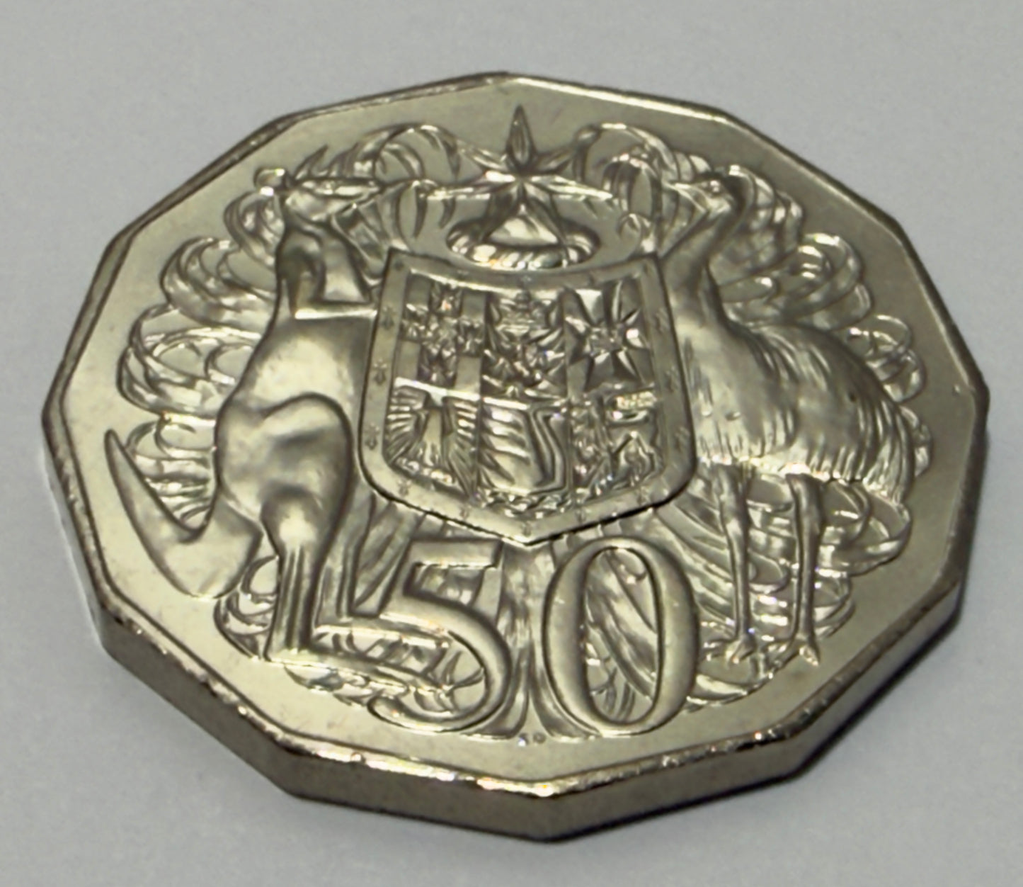 1999 50 Cent Coin - Coat of Arms - Uncirculated - comes in 2x2