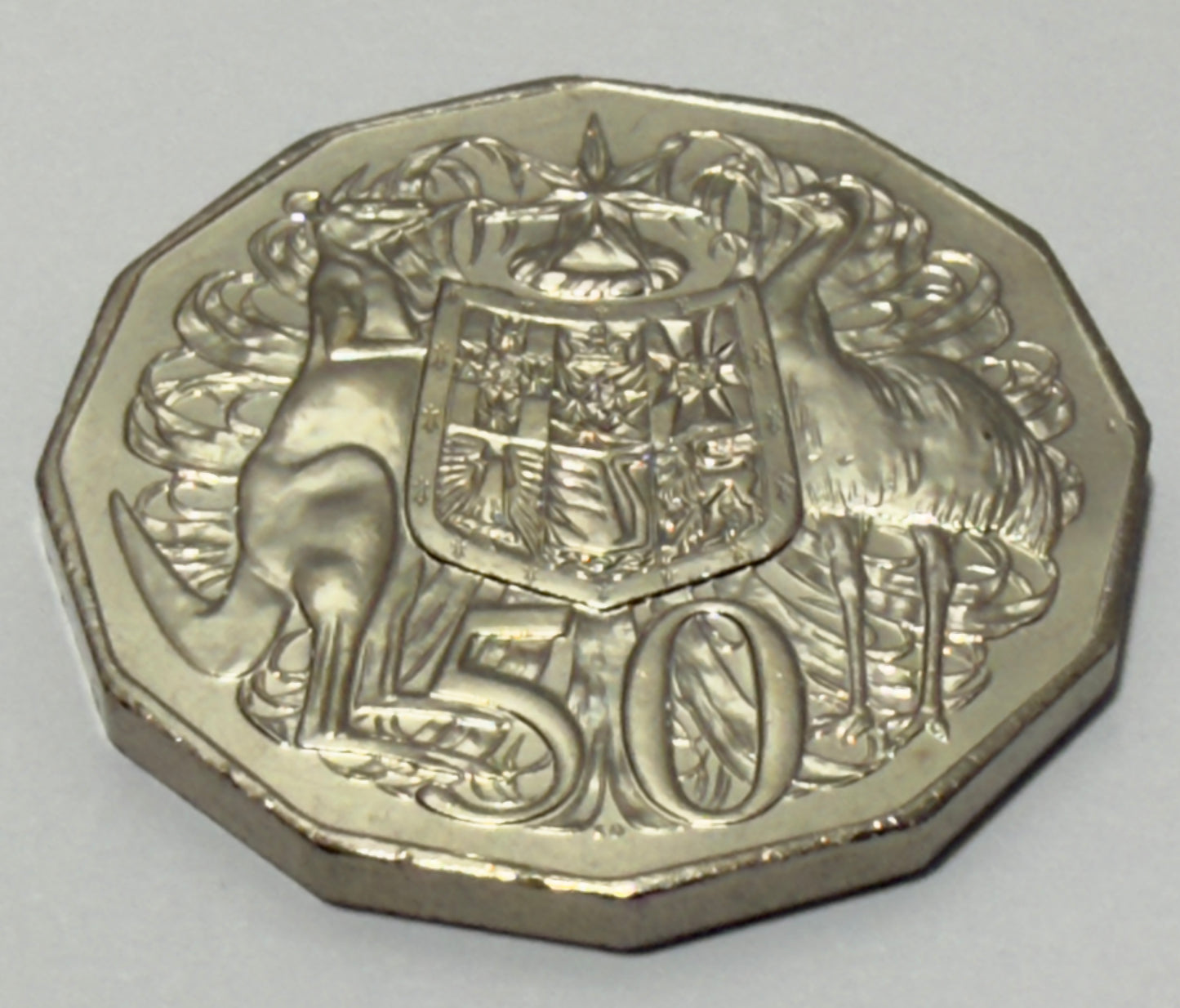 1999 50 Cent Coin - Coat of Arms - Uncirculated - comes in 2x2