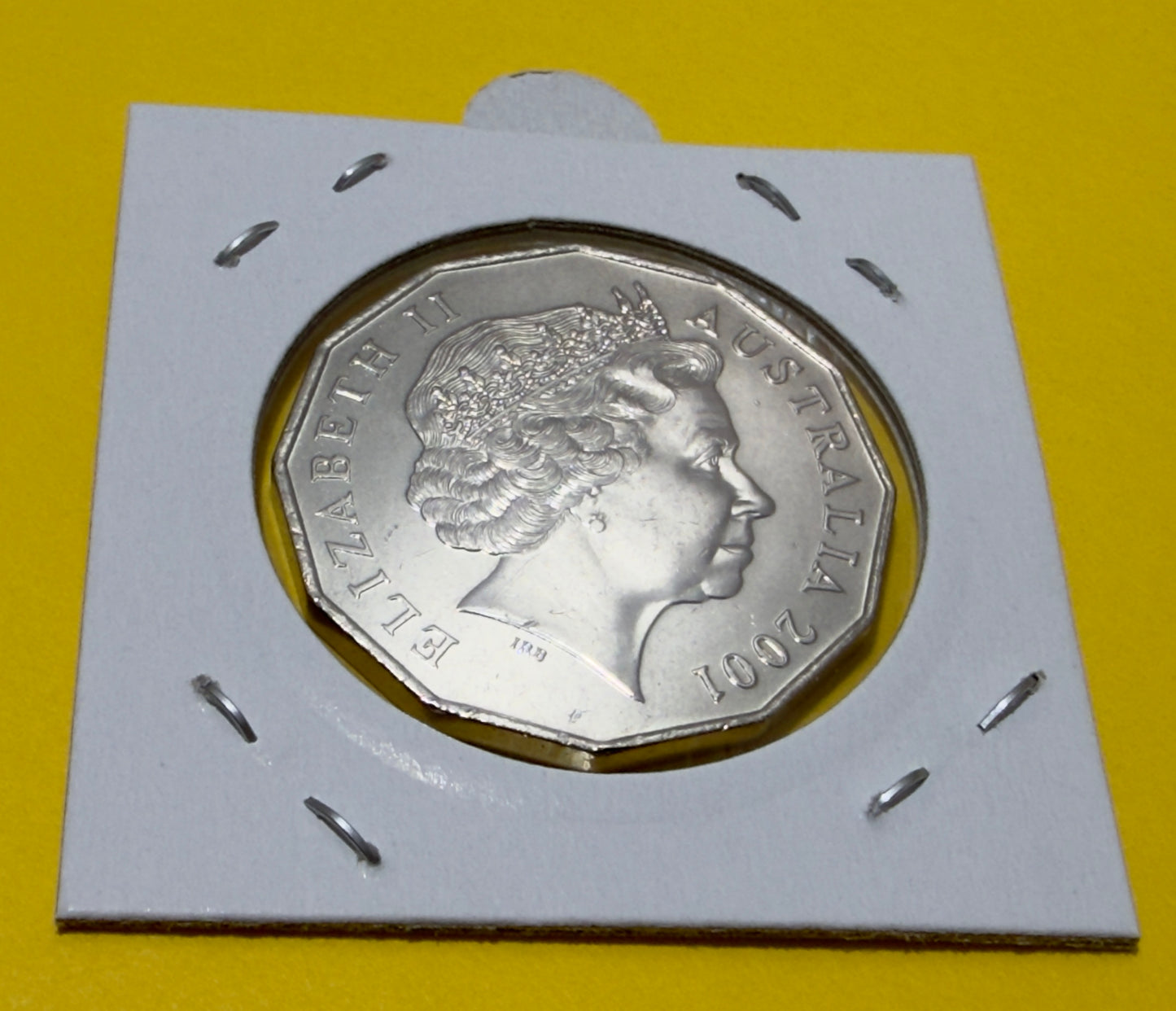 2001 50 Cent Coin - Centenary of Federation VIC - Uncirculated - comes in 2x2