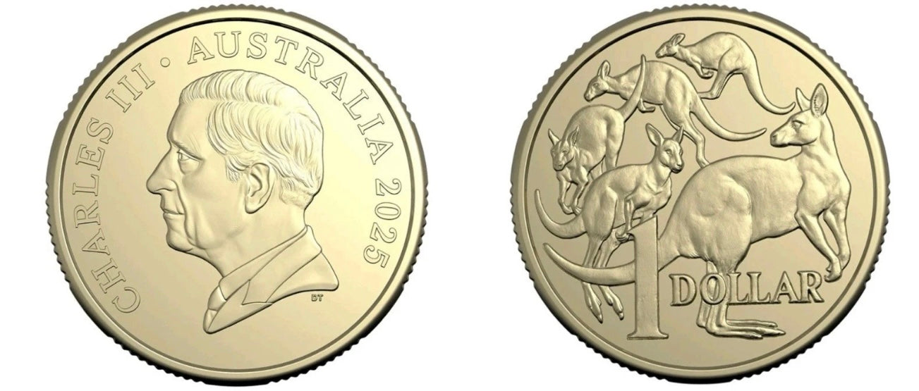 2025 $1 Mob of Roos Coin - Uncirculated - One Dollar - comes in 2x2