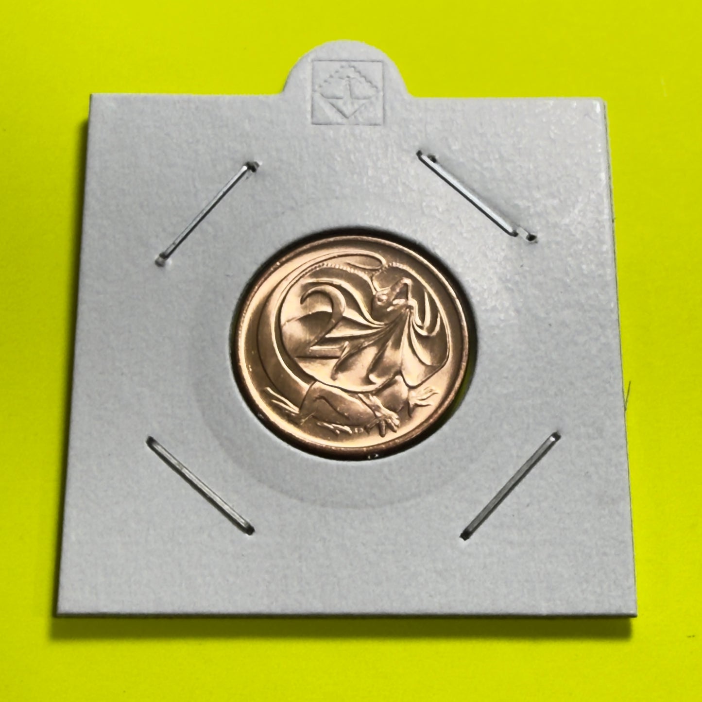 1982 2 Cent Coin - Uncirculated - ex Mint roll - Two Cent 2c - comes in 2x2