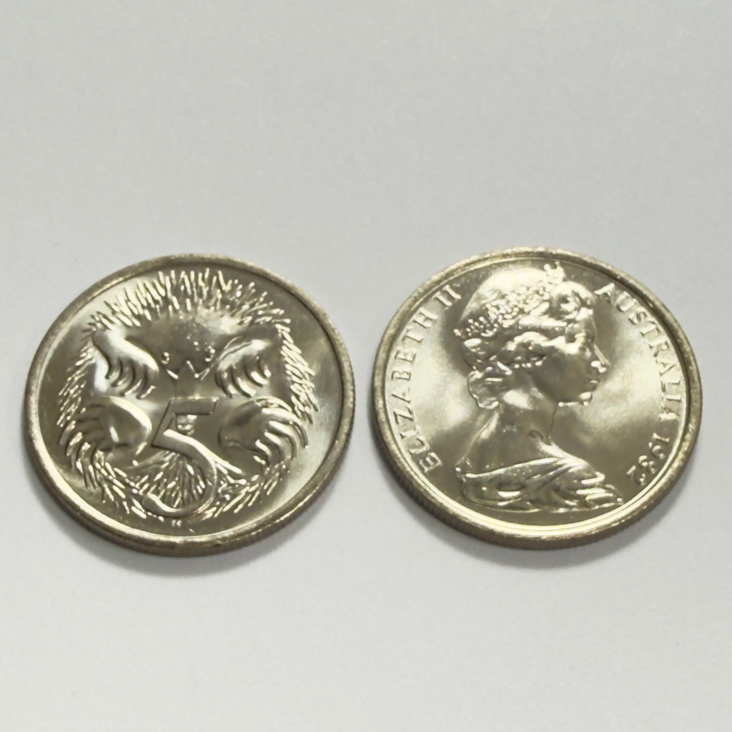 1982 5 Cent Coin - Uncirculated - ex RAM Roll - Five Cent 5c - comes in 2x2