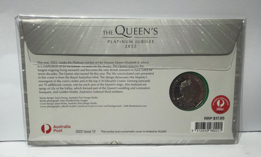 2022 50 Cent Platinum Jubilee PNC - Queens Platinum Jubilee - Fifty Cent