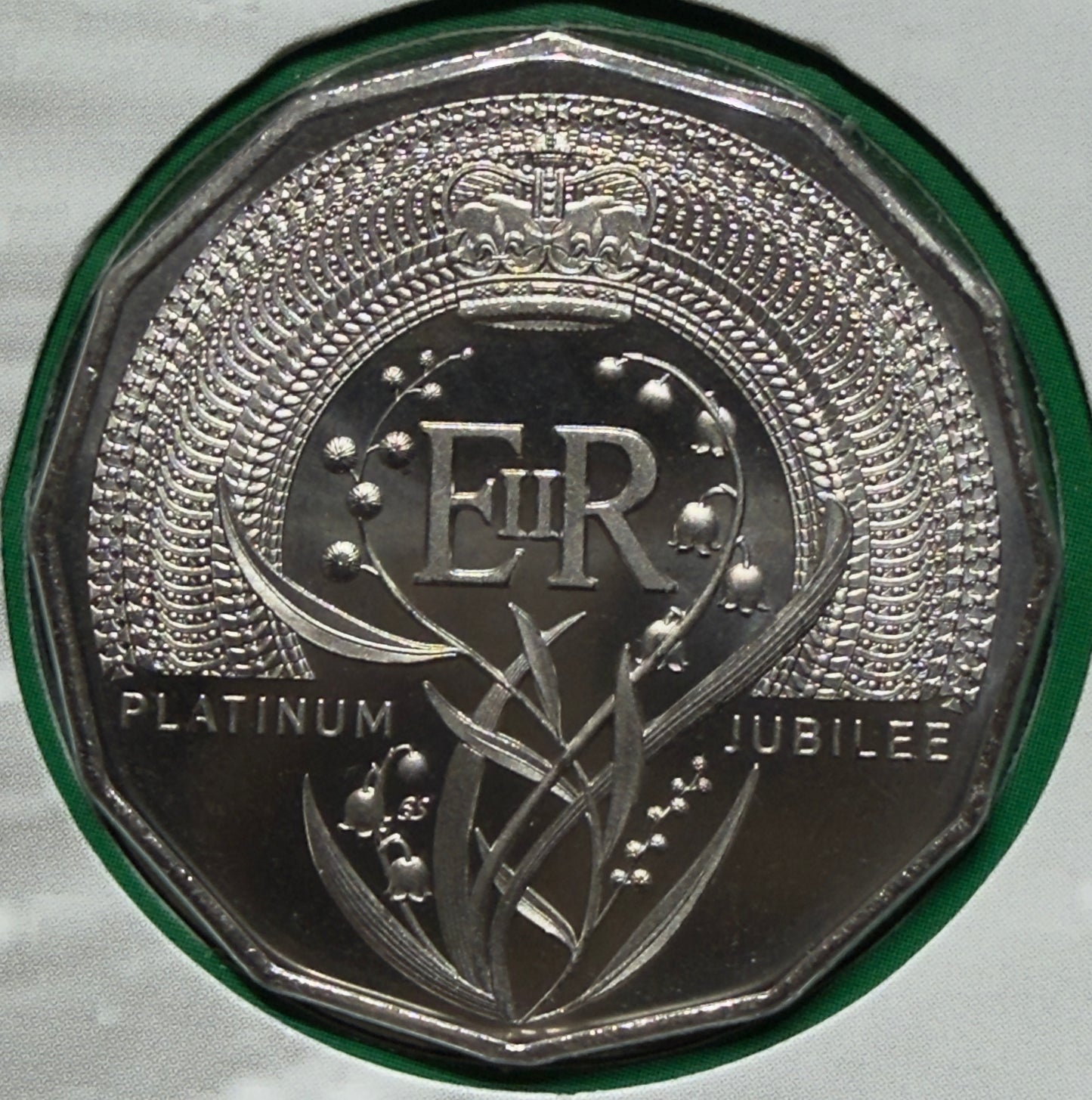 2022 50 Cent Platinum Jubilee PNC - Queens Platinum Jubilee - Fifty Cent