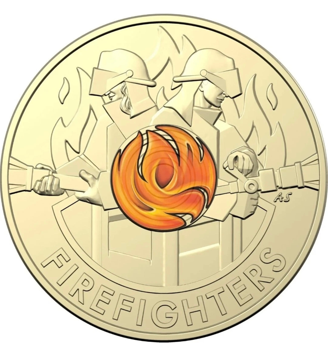 2020 $2 Coin - Uncirculated - Firefighter - Brave - Comes In 2x2