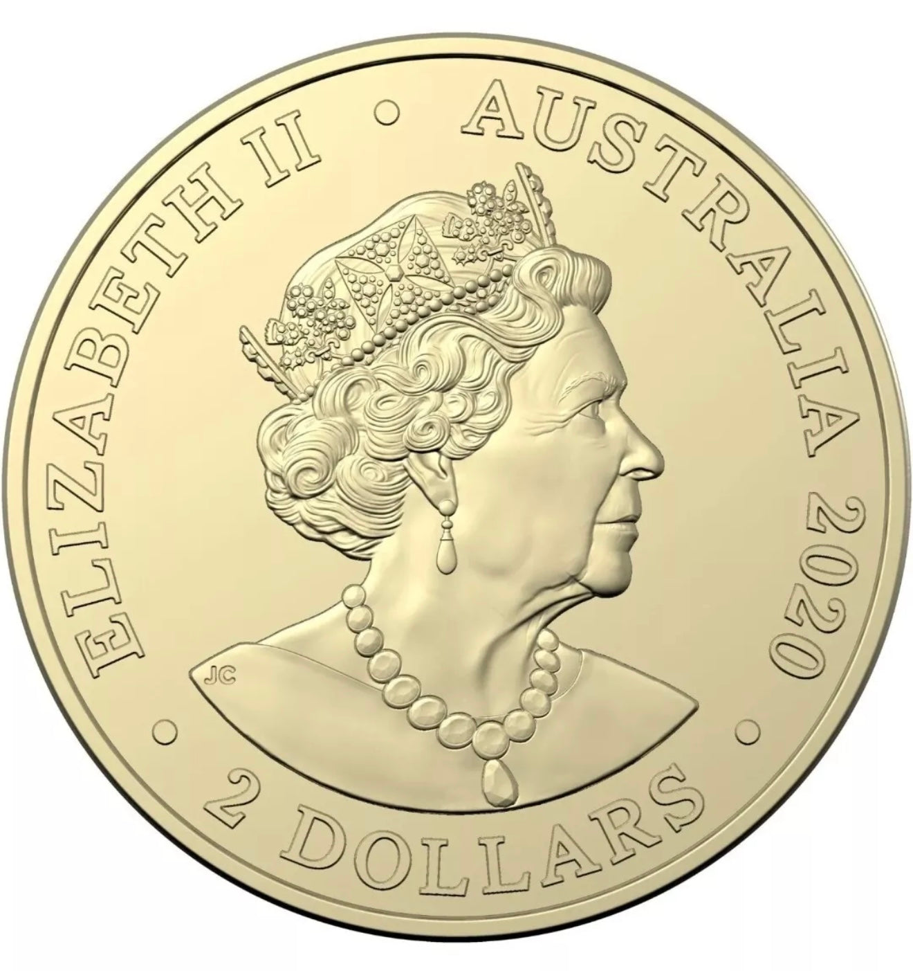 2020 $2 Coin - Uncirculated - Firefighter - Brave - Comes In 2x2