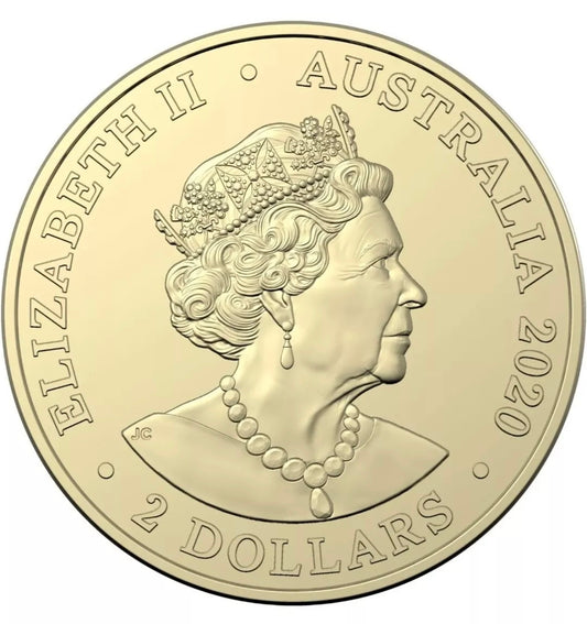 2020 $2 Coin - Uncirculated - Firefighter - Brave - Comes In 2x2