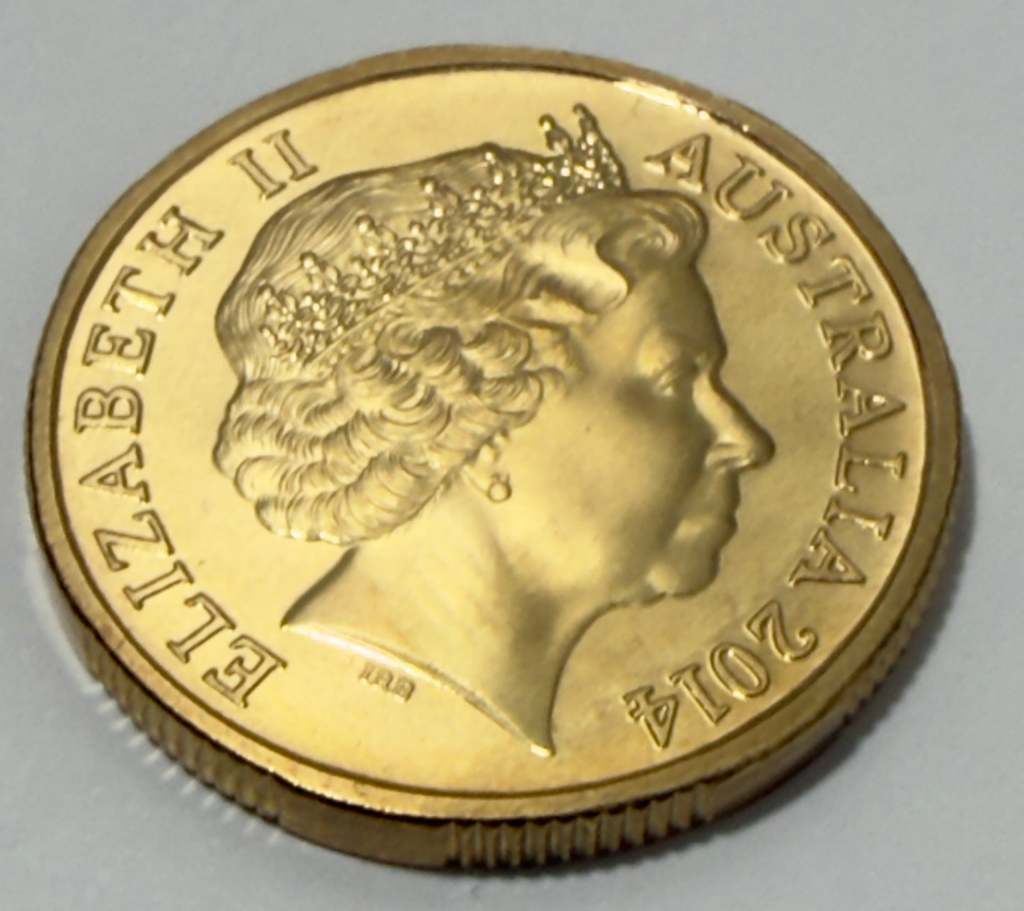 2014 One Dollar $1 Coin - Coloured AL-BR - Ex Mint Set - comes in $! Capsule