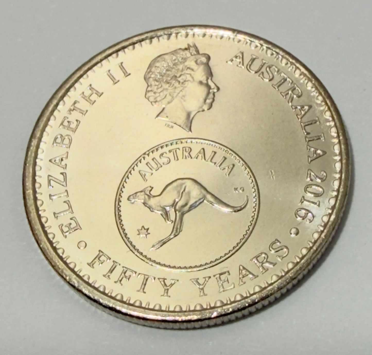 2016 5 Cent Coin - Changeover 50 Years of Decimal Currency - Uncirculated
