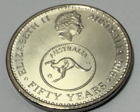 2016 5 Cent Coin - Changeover 50 Years of Decimal Currency - Uncirculated