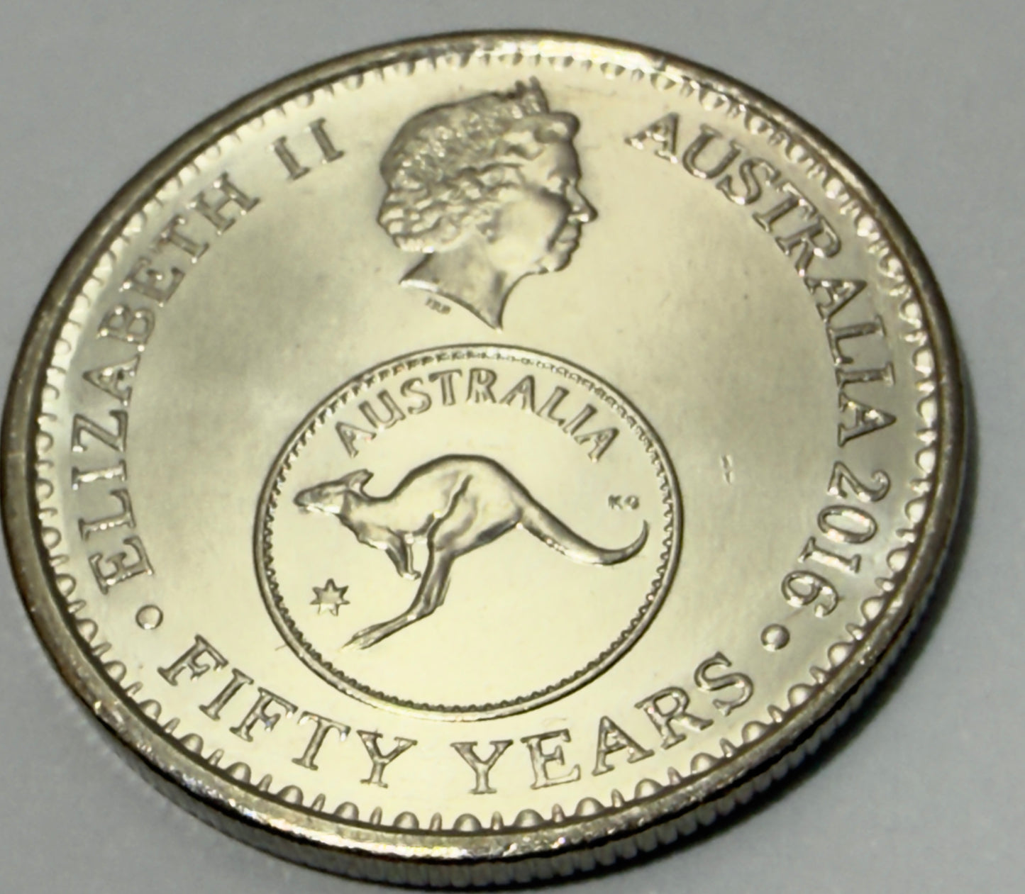 2016 5 Cent Coin - Changeover 50 Years of Decimal Currency - Uncirculated
