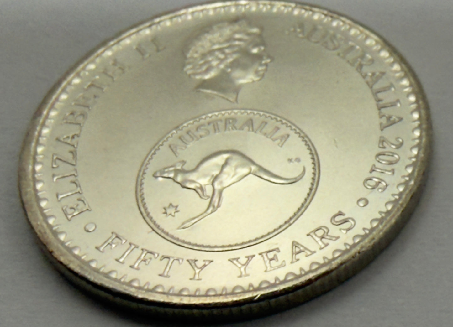 2016 5 Cent Coin - Changeover 50 Years of Decimal Currency - Uncirculated