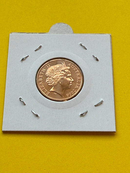 2006 2 Cent Coin - Choice Uncirculated - mint set ONLY coin - comes in 2x2