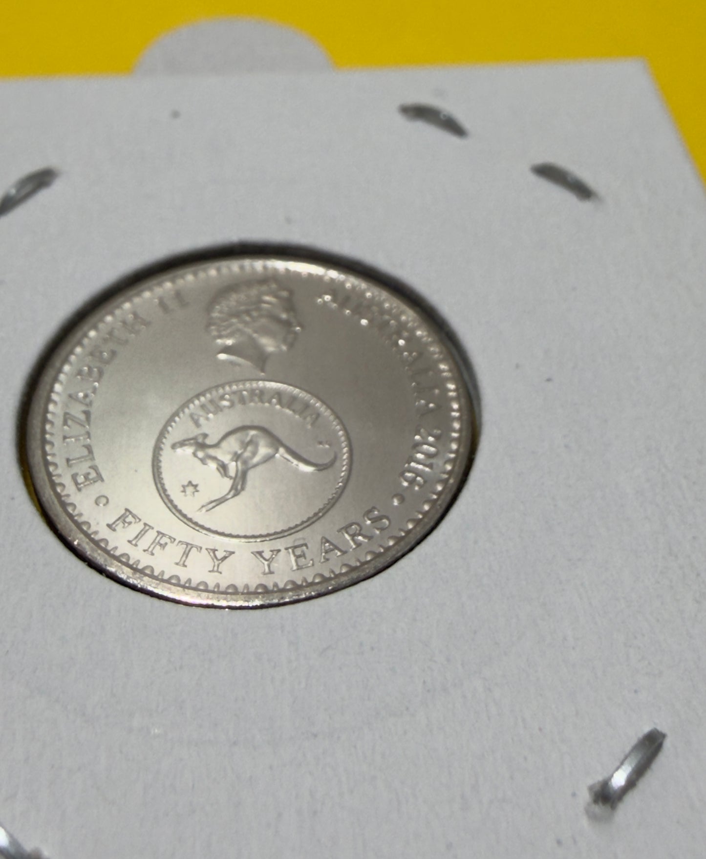 2016 5 Cent Coin - Changeover 50 Years of Decimal Currency - Uncirculated