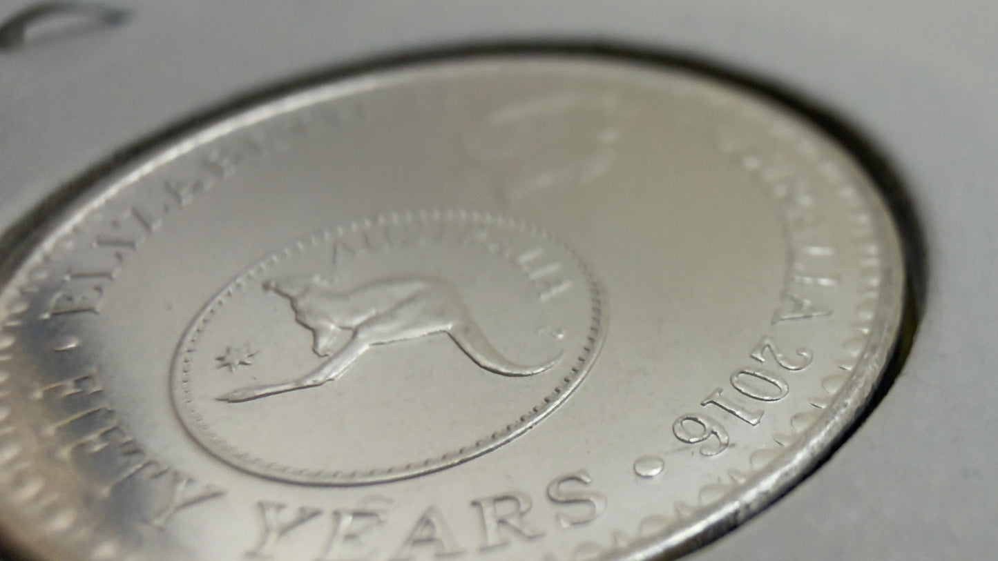 2016 5 Cent Coin - Changeover 50 Years of Decimal Currency - Uncirculated