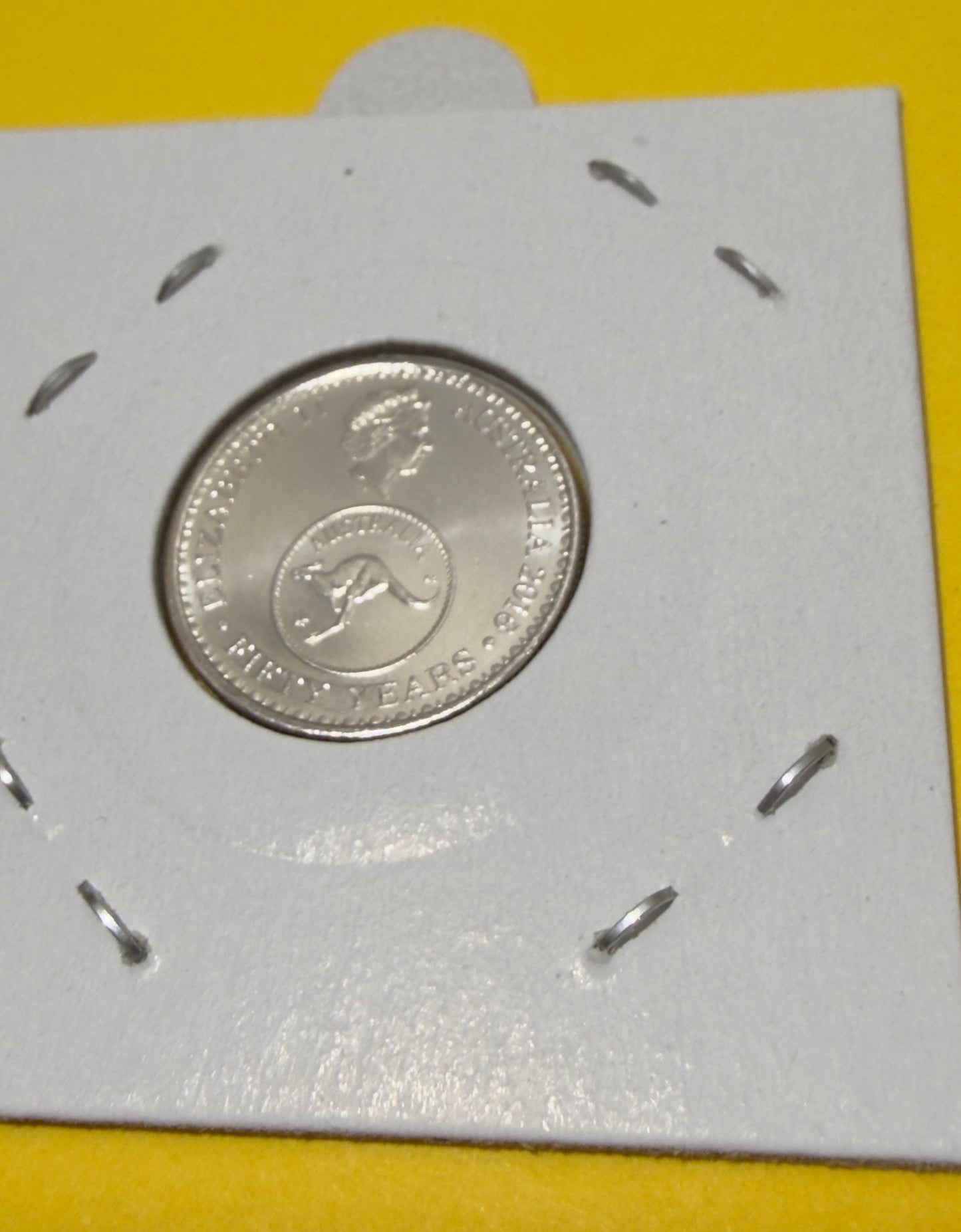 2016 5 Cent Coin - Changeover 50 Years of Decimal Currency - Uncirculated