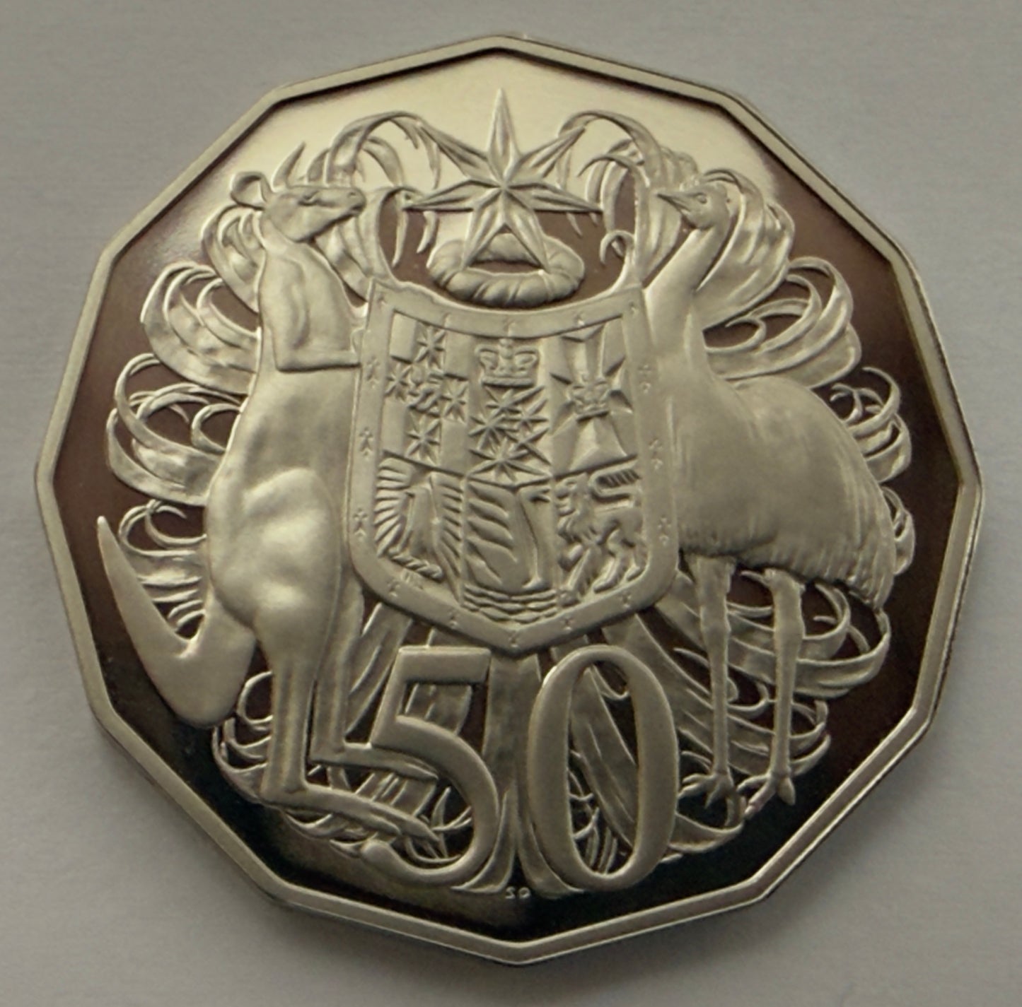 1983 50 Cent Proof Coin - Fifty Cent Proof Coin - comes in 2x2
