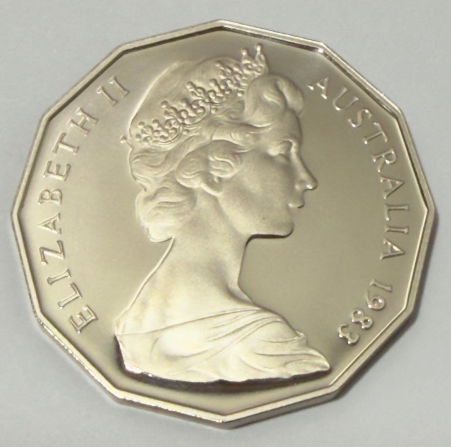 1983 50 Cent Proof Coin - Fifty Cent Proof Coin - comes in 2x2