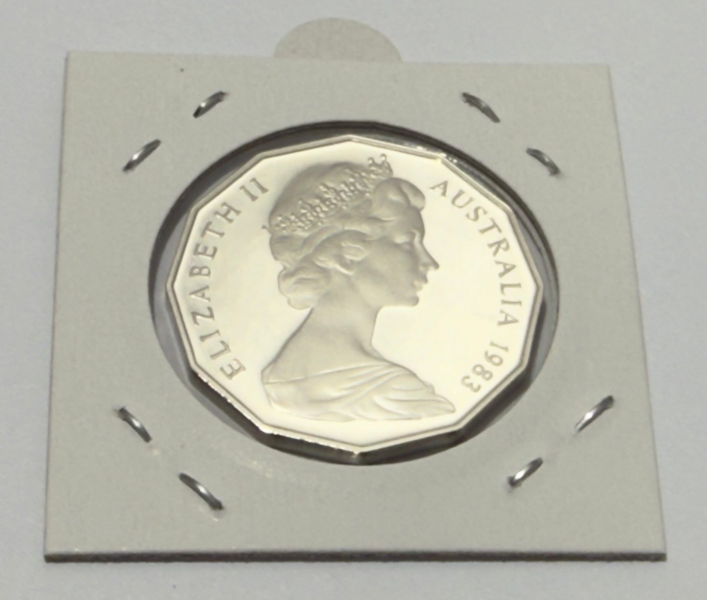 1983 50 Cent Proof Coin - Fifty Cent Proof Coin - comes in 2x2