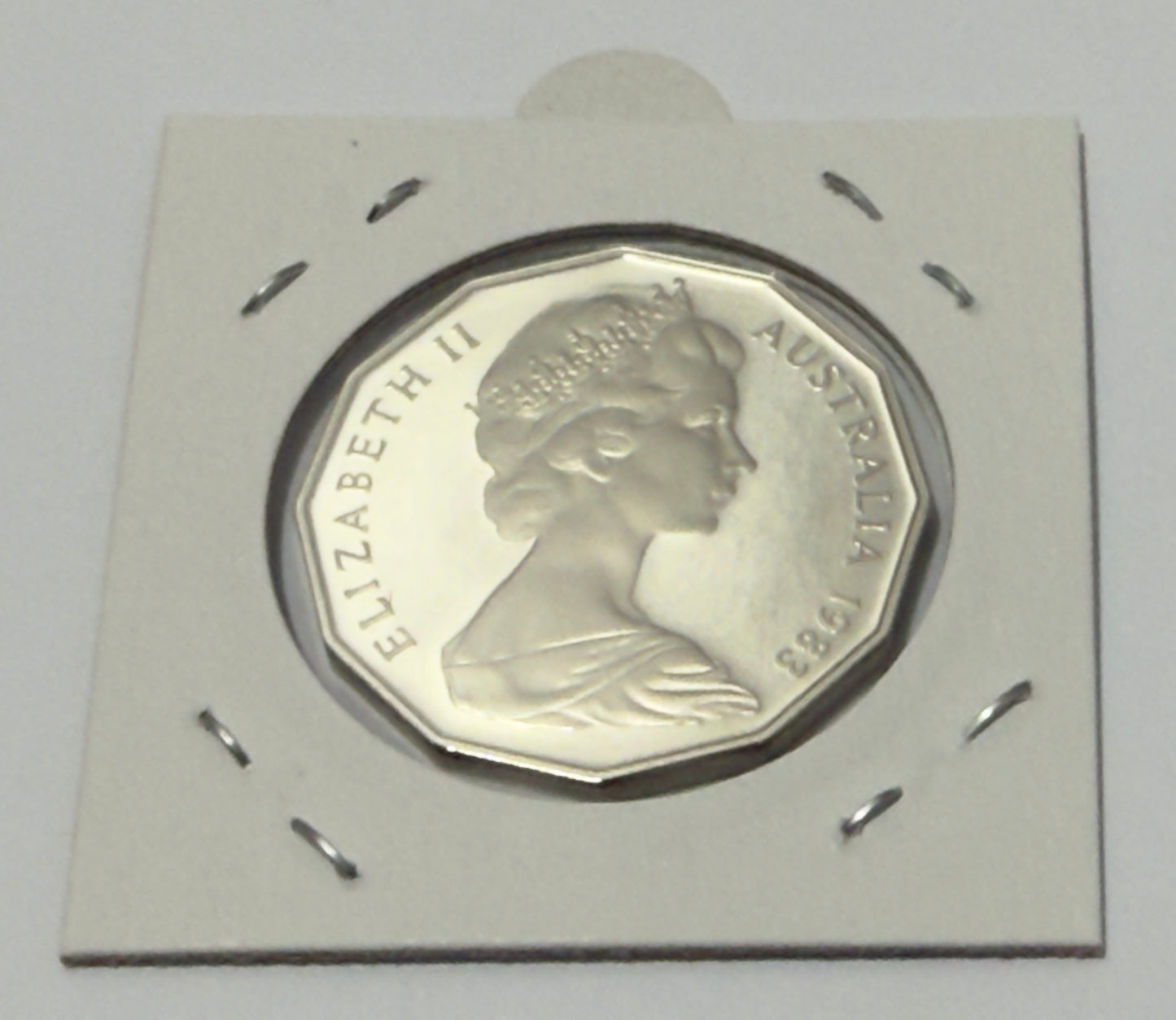 1983 50 Cent Proof Coin - Fifty Cent Proof Coin - comes in 2x2