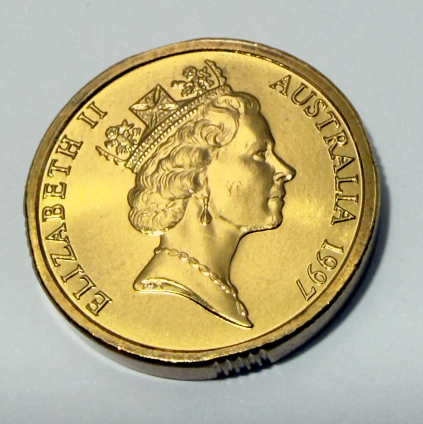 1997 $2 Elder Coin - Choice Uncirculated - ex mint set coin - comes in 2x2